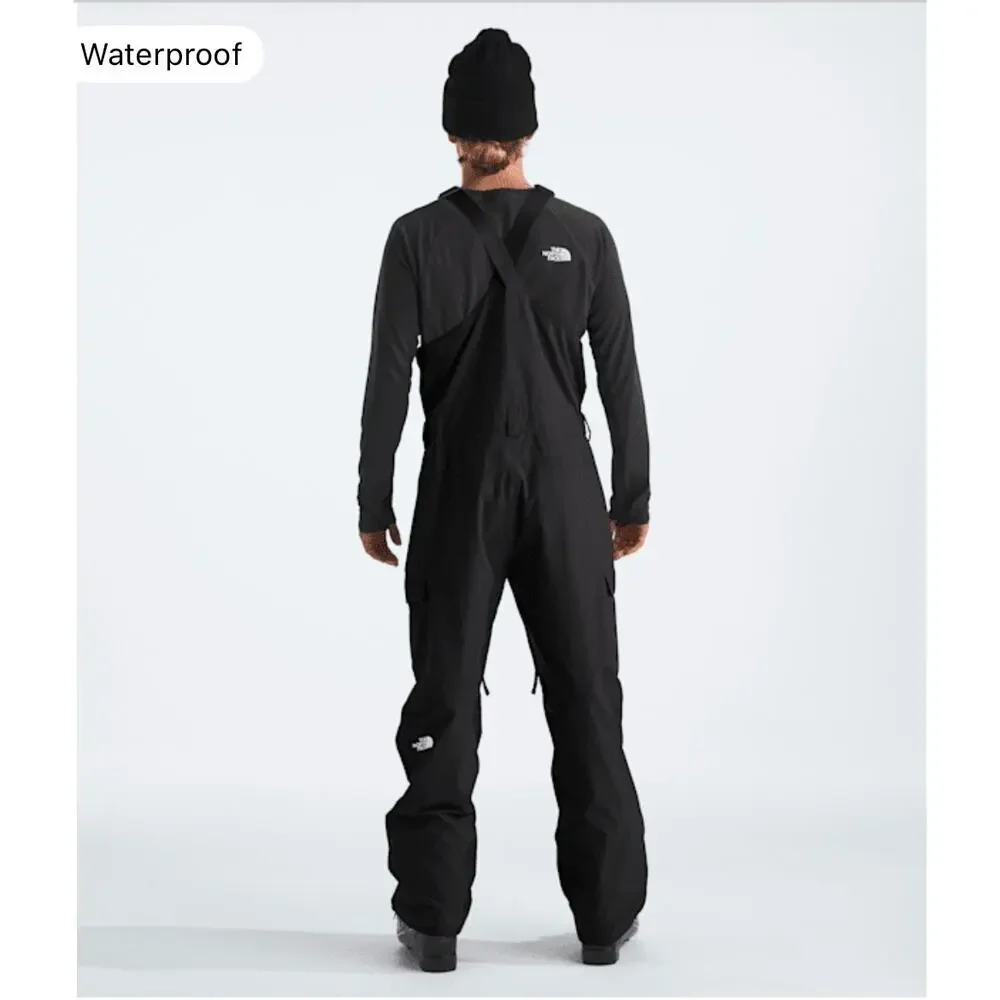 The North Face Mens Freedom Snow Bibs Large TNF Black‎ Waterproof NWT